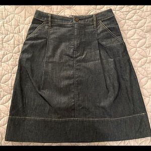 Burberry London high-waisted denim skirt